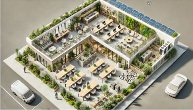 Modern Office with Eco Friendly Concept - Interior Design Project