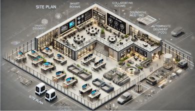 Modern Office with Eco Friendly Concept - Interior Design Project - Image 3